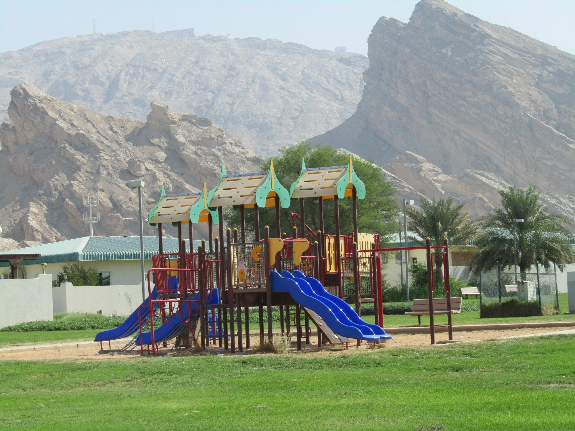 Green Mubazzarah Chalets Al Ain Bagian luar foto